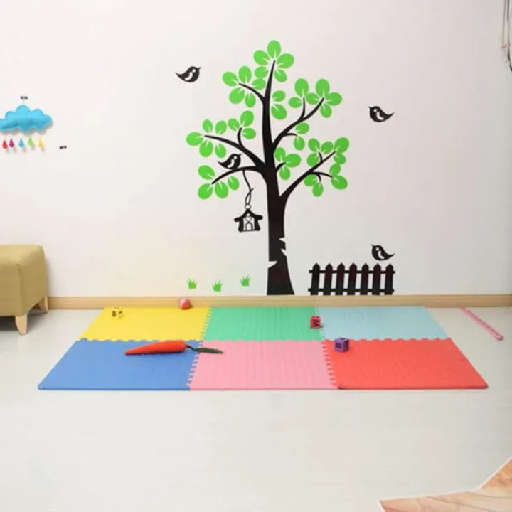 4 PCS MultiColor PlayArea Puzzle Playmat