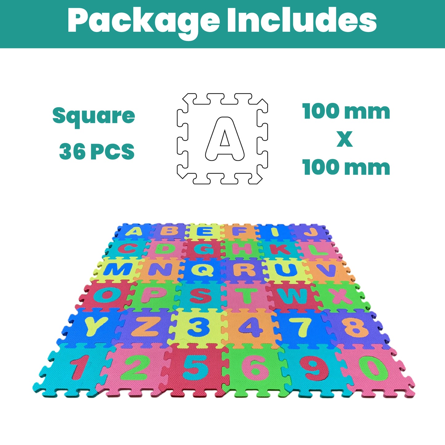 Alpha Numeric Foam Puzzle 36 PCS