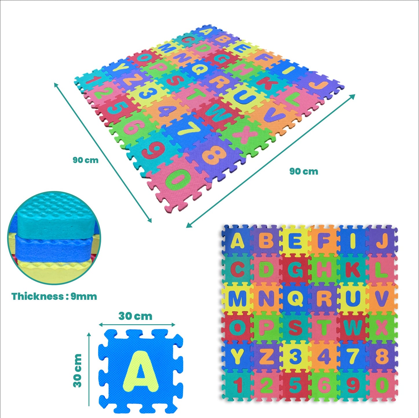 Alpha Numeric Foam Puzzle 36 PCS