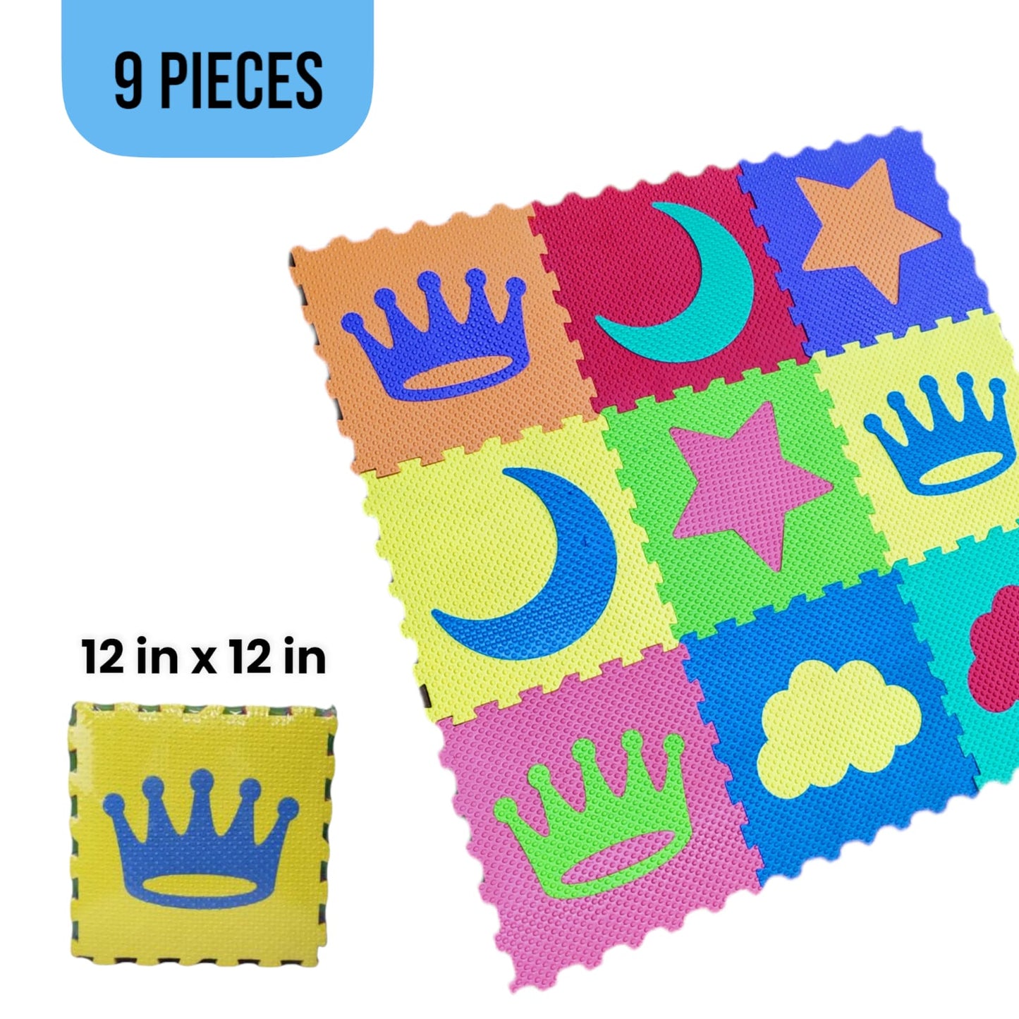 Learning Foam Puzzle Playmat 9 PCS