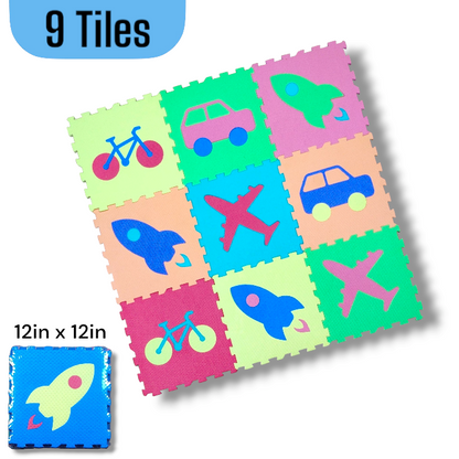 Learning Foam Puzzle Playmat 9 PCS