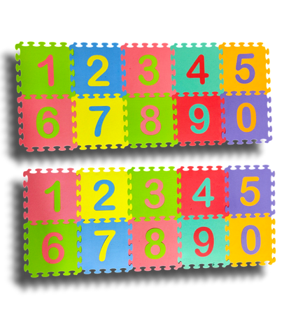 Funky Design Puzzle Mat